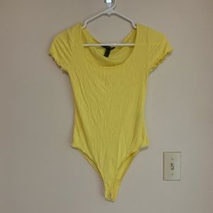 Forever 21 yellow bodysuit